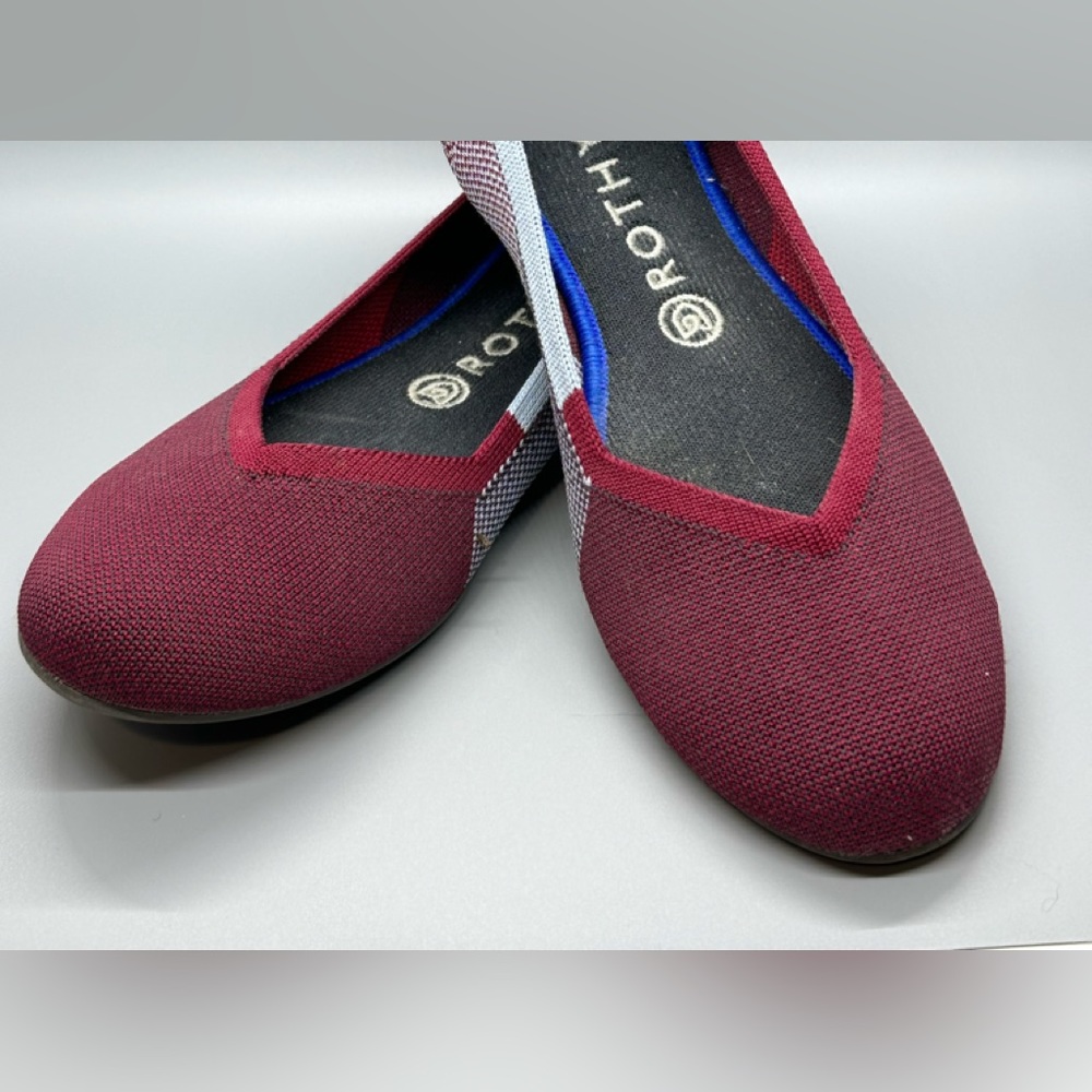 Rothy’s Berry Colorblock flat, size 9